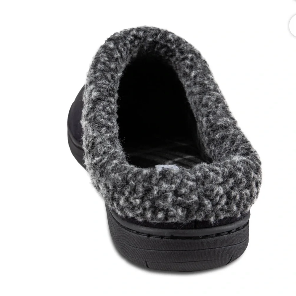 Haggar‎ Men's Open Back Memory Foam Padded Clog Slippers SIZE XL (11-12)